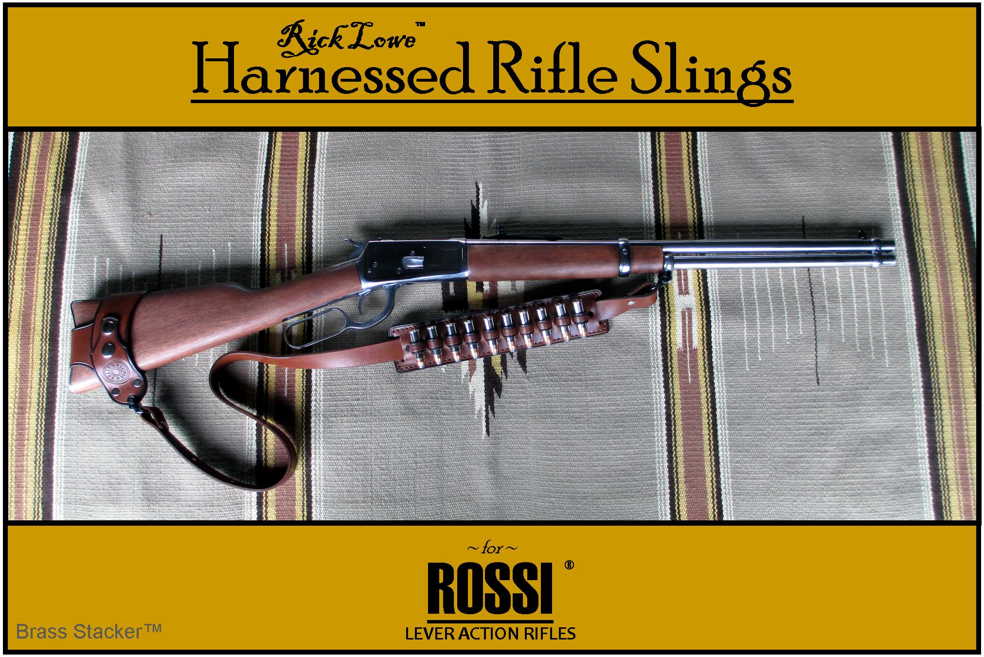 Brass Stacker™ RLO No-Drill Harnessed Rifle Sling for ROSSI®
