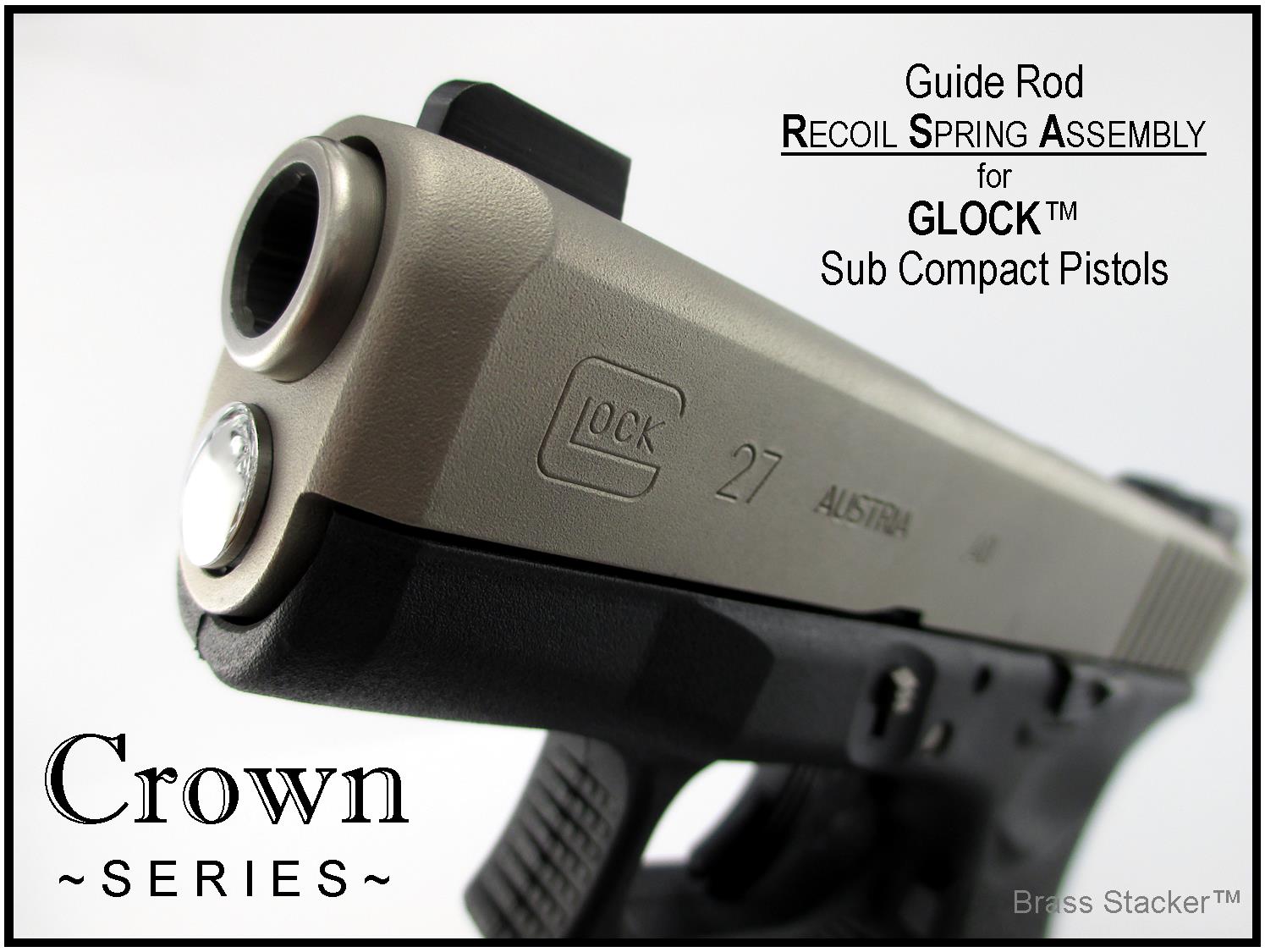 Brass Stacker™ RSA for Glock™ Sub Compact Frame Pistols