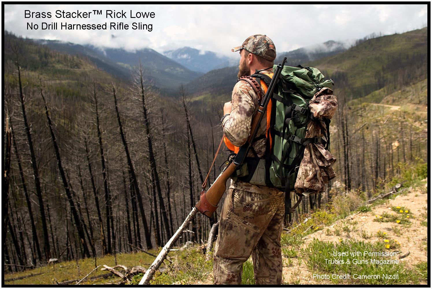Brass Stacker™ RLO No-Drill Harnessed Rifle Sling for BROWNING™