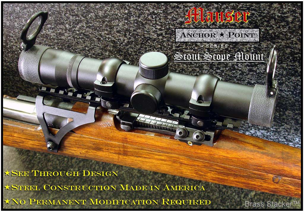 Brass Stacker™ Mauser Scout Scope Mount